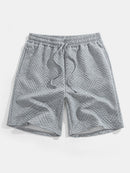 Striped Jacquard T-Shirt & Shorts Set