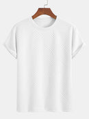 Striped Jacquard T-Shirt & Shorts Set