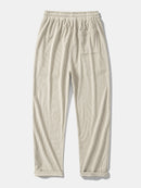 Relax Fit Color Block Patchwork Polo Sweatshirt & Straight Leg Corduroy Pants