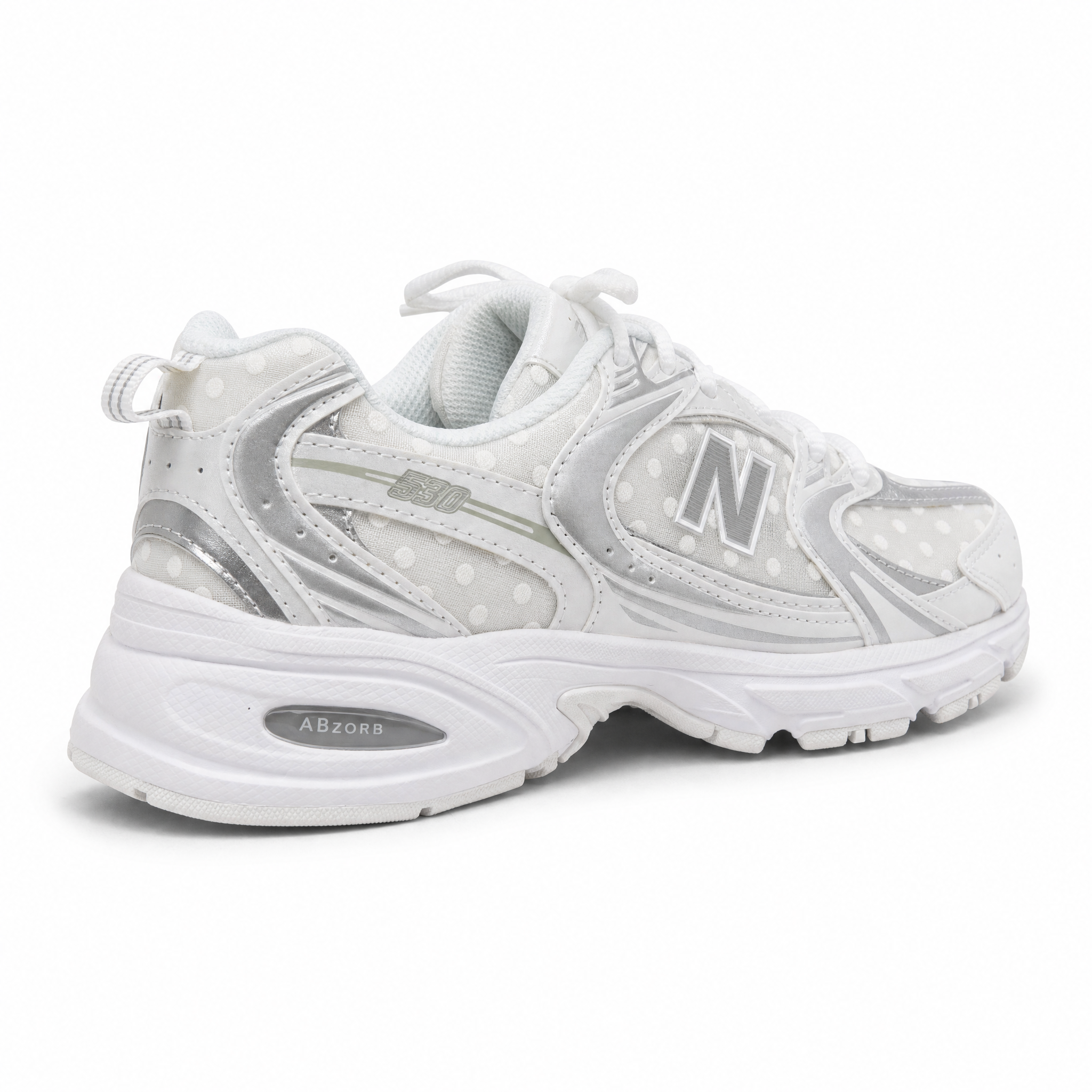NB - 530 Polka Silver Dots
