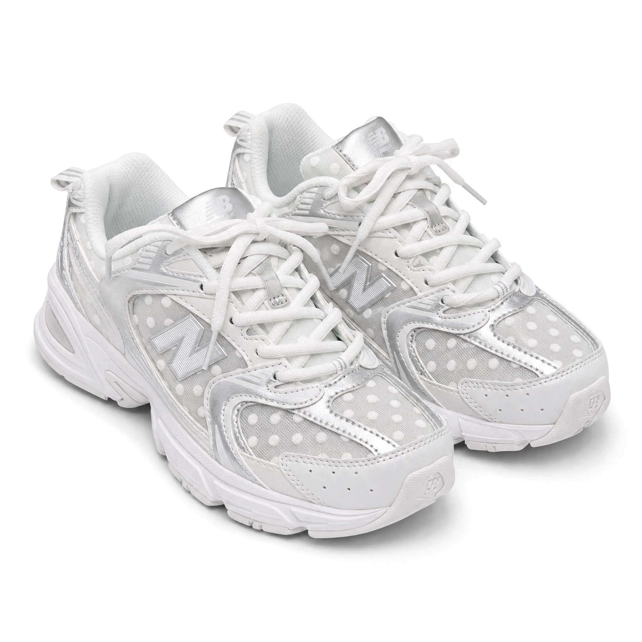 NB - 530 Polka Silver Dots