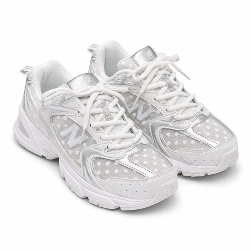 NB - 530 Polka Silver Dots