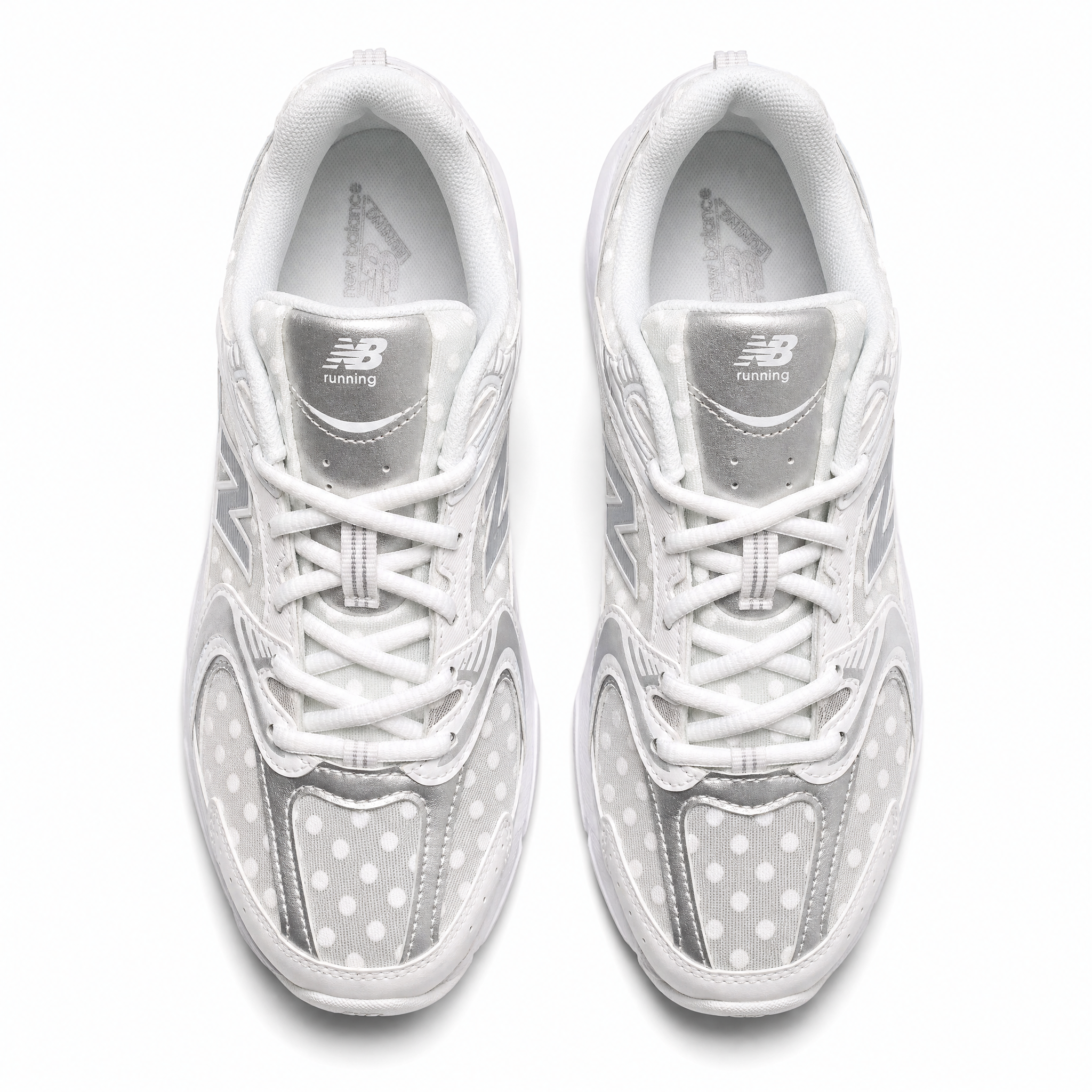 NB - 530 Polka Silver Dots
