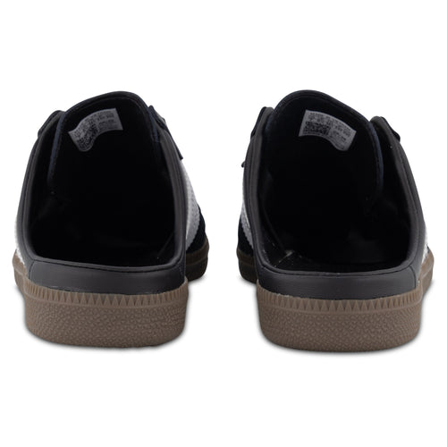 adidas Samba OG Mule Satin Lace Edition – Core Black / Cloud White – back view