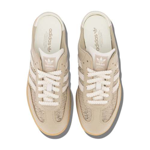 adidas Samba Mule – Khaki Three / Off White – top view