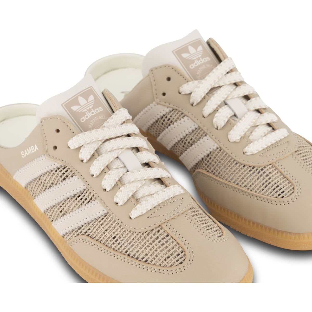 adidas Samba Mule – Khaki Three / Off White – detail
