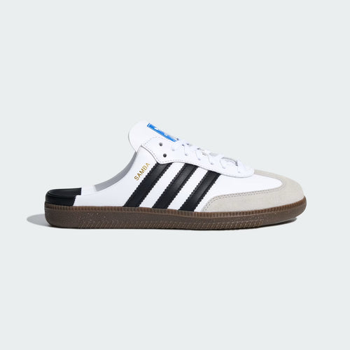 adidas Samba OG Mule Classic – Cloud White / Core Black – side profile