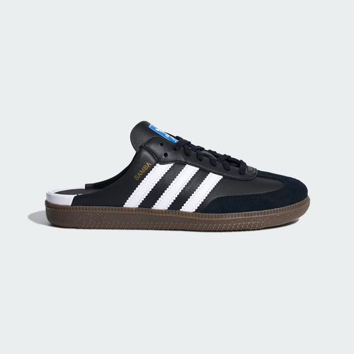 adidas Samba OG Mule Classic – Core Black / Cloud White – side profile