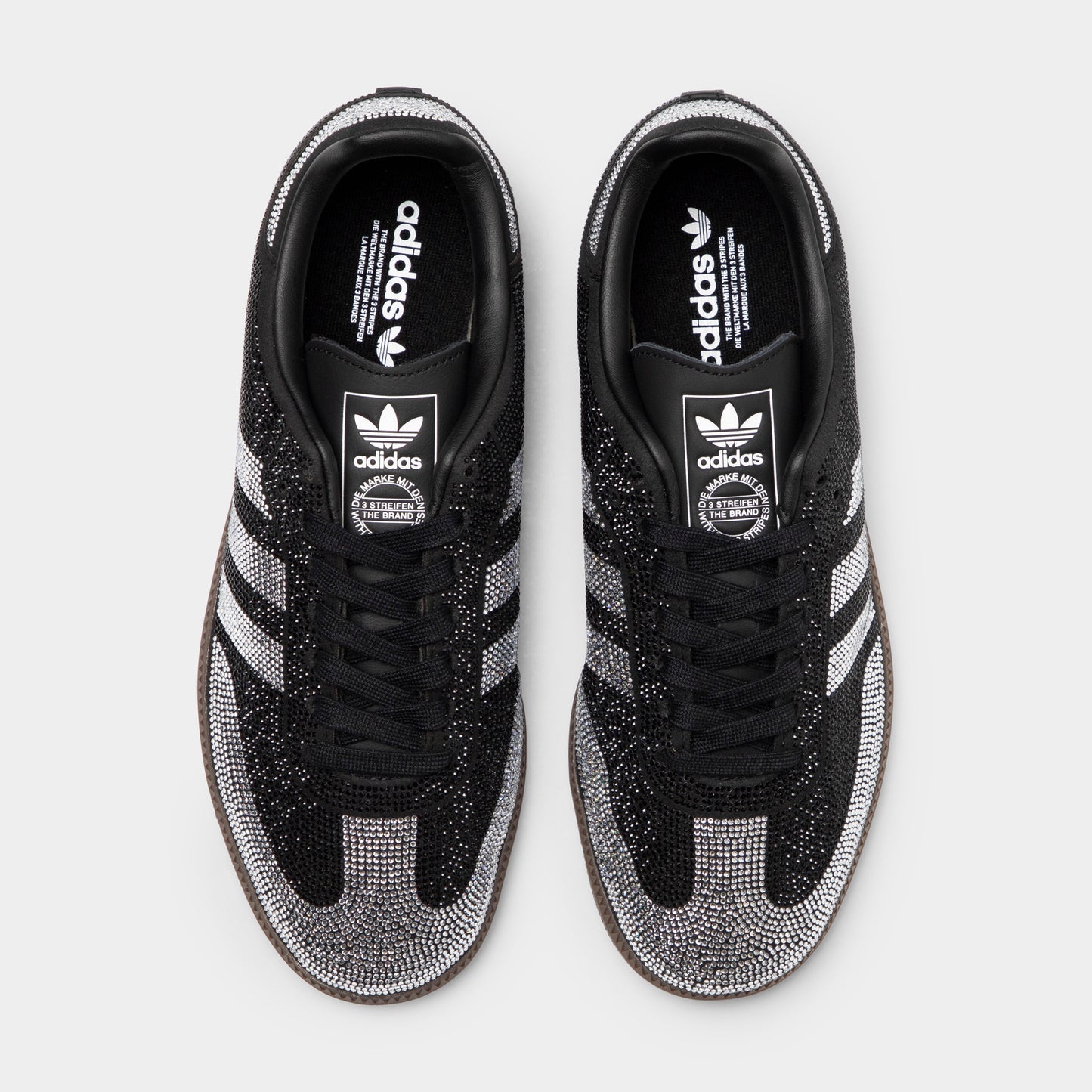 Adidas Samba OG "Black Rhinestone Silver"