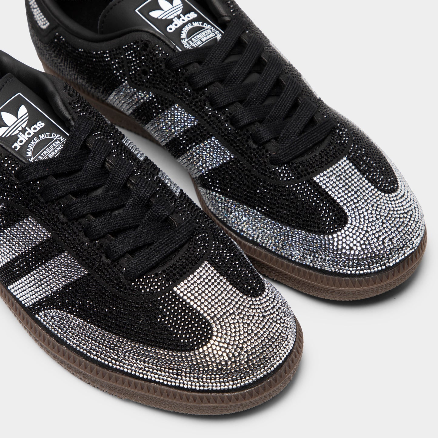 Adidas Samba OG "Black Rhinestone Silver"