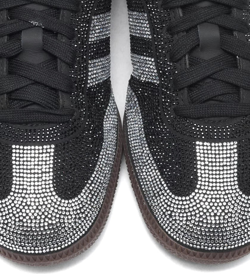 Adidas Samba OG "Black Rhinestone Silver"