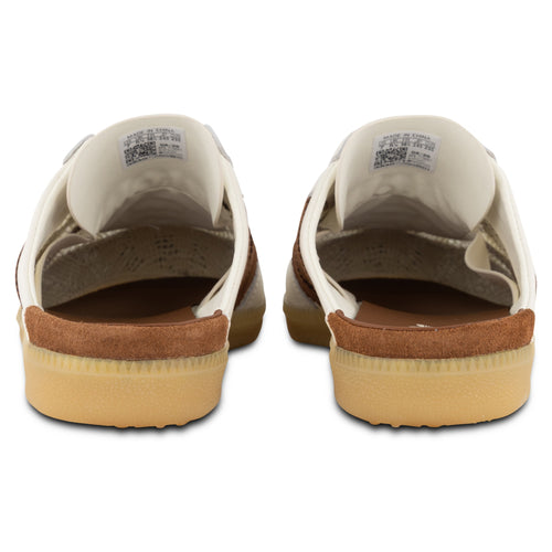 adidas Samba Mule – Off White / Preloved Brown – back view