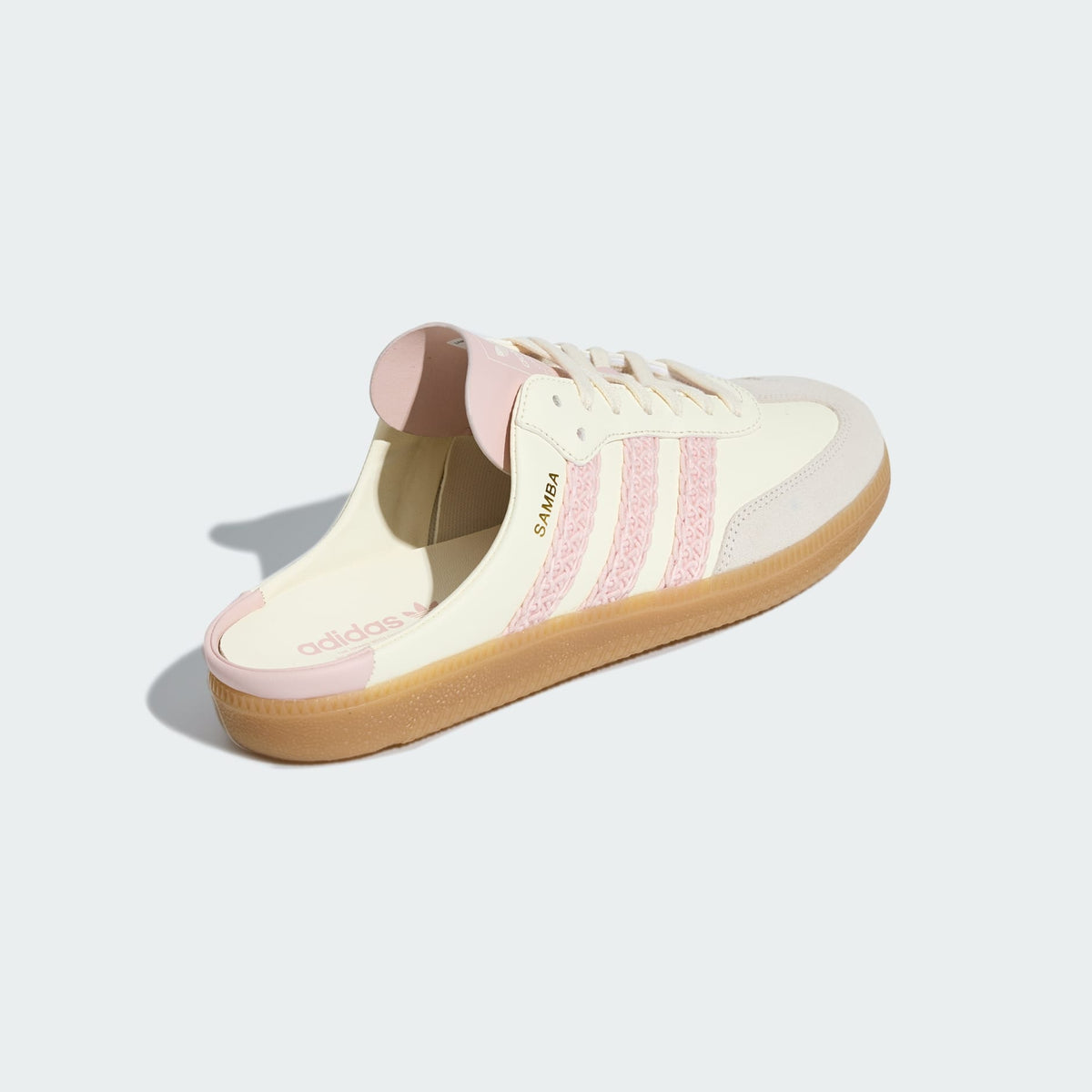 adidas Samba Mule – Off White / Sand Pink – back view