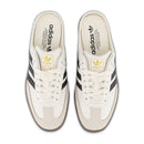 adidas Samba OG Mule Satin Lace Edition – Cloud White / Core Black – top view