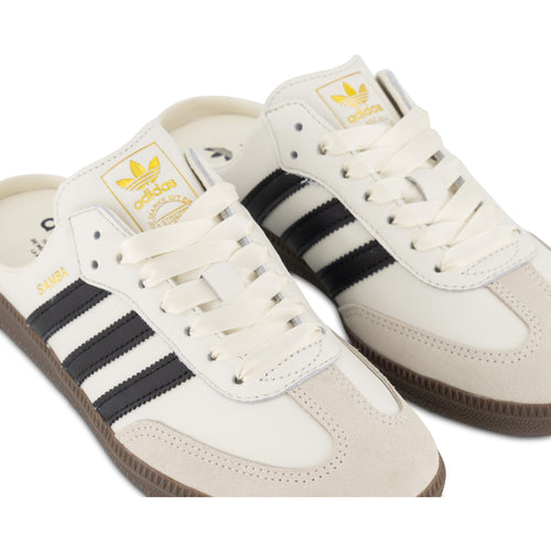 adidas Samba OG Mule Satin Lace Edition – Cloud White / Core Black – detail