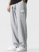 Relax Fit Long Sleeve 2 In 1 Waffle T-Shirt & Relax Fit Straight Leg Jersey Cargo Pants