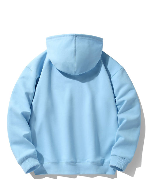Paris Print Cotton Blend Hoodie & Jogger Pants